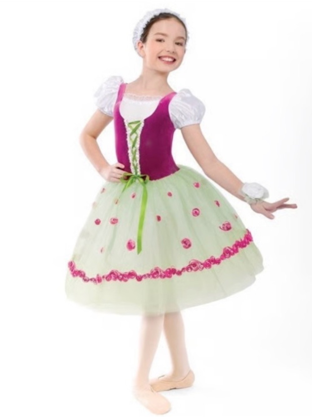 Revolution Dancewear Village Maiden Costume & Accessories Child Size Large